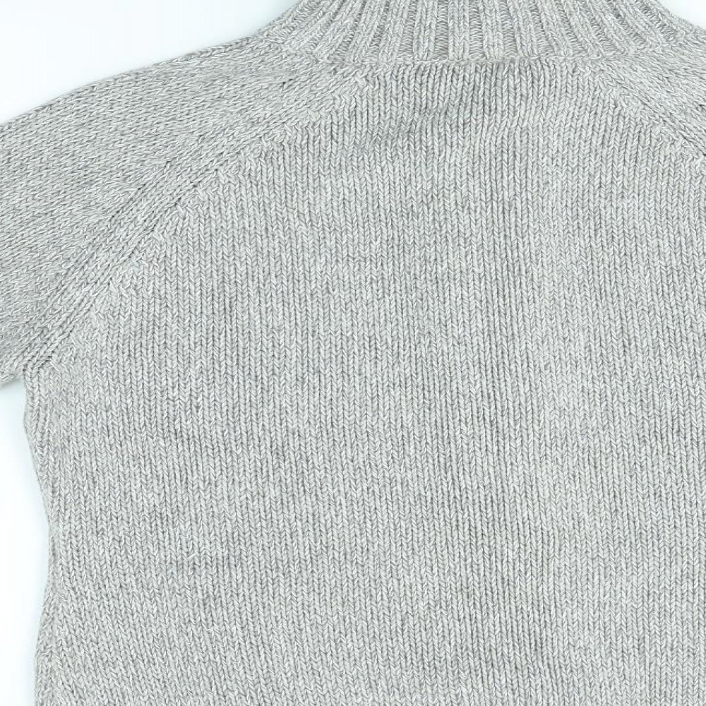 Womens UK Size 14 BHS Grey Cardigan Jumper