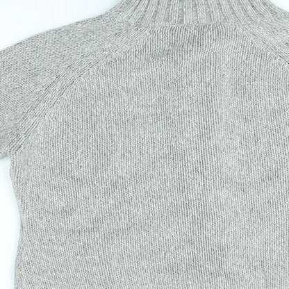 Womens UK Size 14 BHS Grey Cardigan Jumper