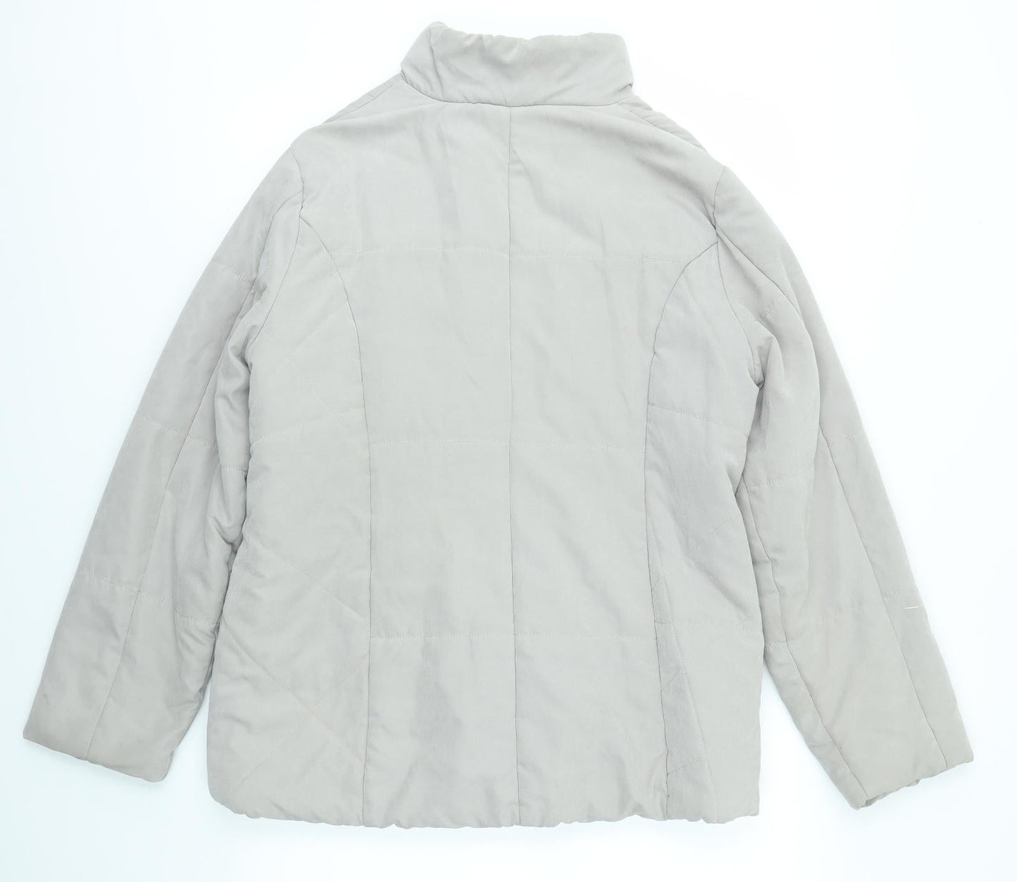 Authentic Womens Grey   Overcoat Coat Size 18