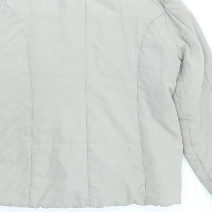 Authentic Womens Grey   Overcoat Coat Size 18