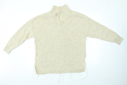George Womens Beige   Pullover Jumper Size L