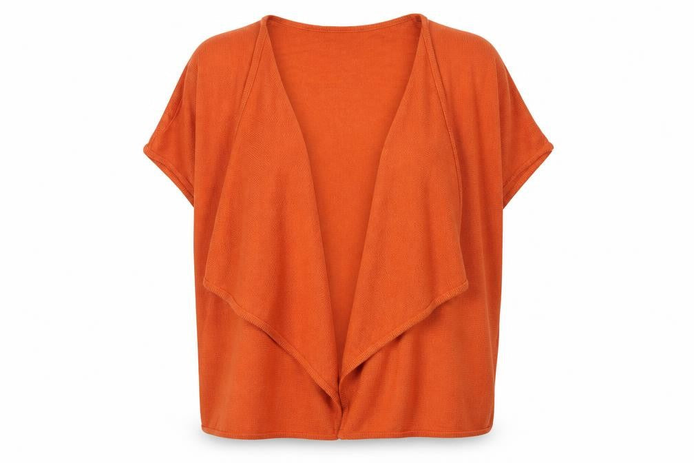 Womens UK Size S H&M Orange Cardigan Jumper