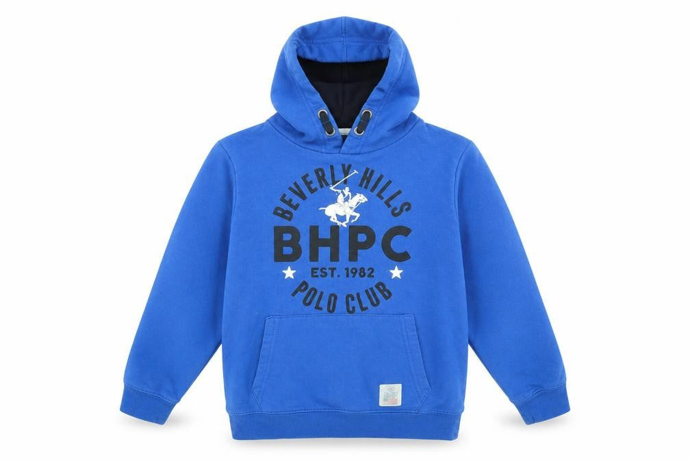 Beverly Hills Boys Blue   Pullover Hoodie Size 7-8 Years