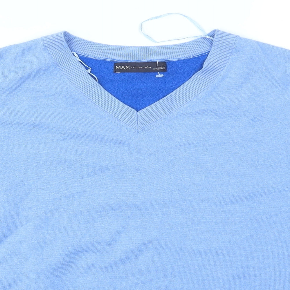 Womens UK Size 14 M&S Blue Pullover Jumper