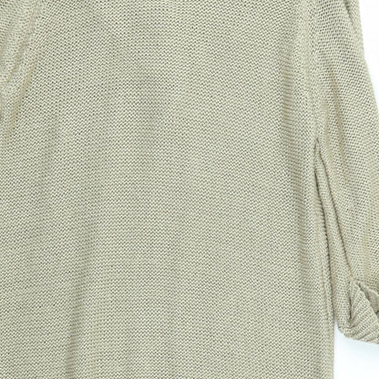 Womens UK Size 14 Preworn Brown Cardigan Jumper