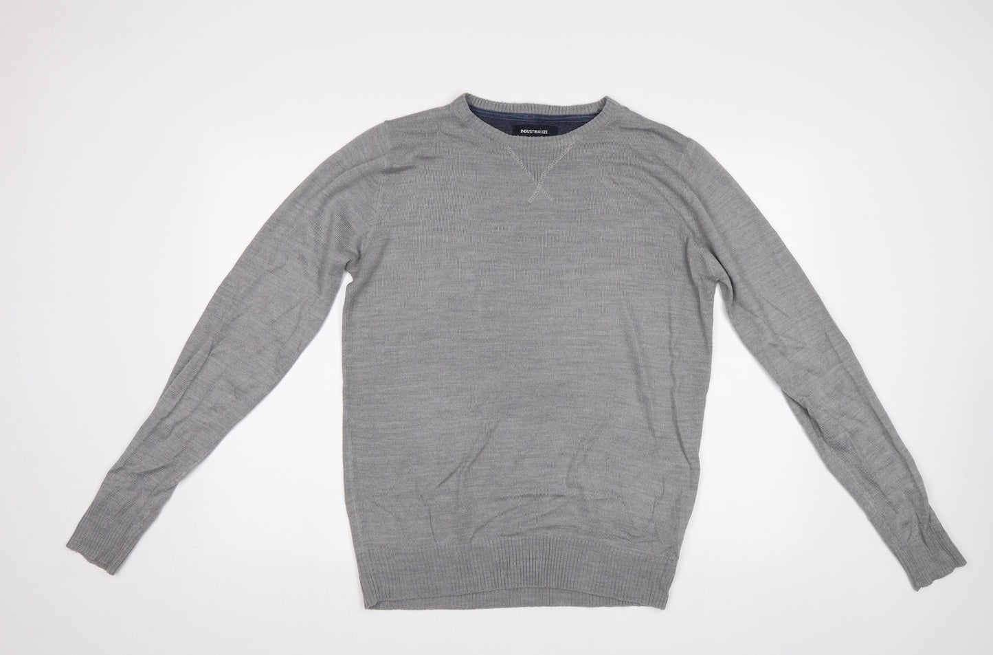 Industrialize Mens Grey   Pullover Jumper Size M