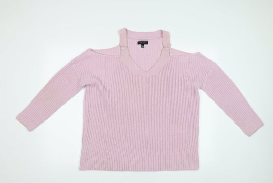 Womens UK Size S New Look Purple Pullover Jumper