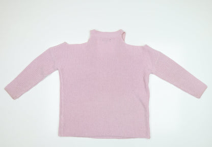 Womens UK Size S New Look Purple Pullover Jumper