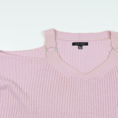 Womens UK Size S New Look Purple Pullover Jumper