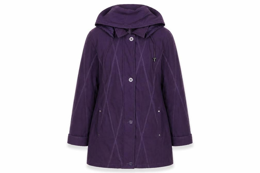 Womens UK Size M BM Purple Overcoat