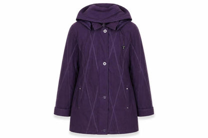 Womens UK Size M BM Purple Overcoat