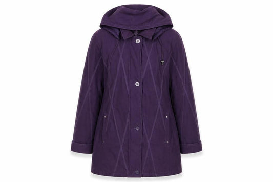 Womens UK Size M BM Purple Overcoat