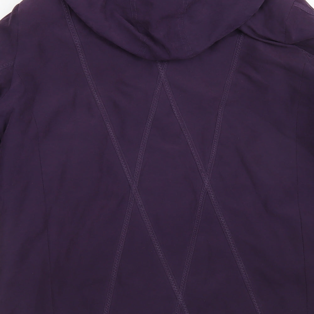 Womens UK Size M BM Purple Overcoat