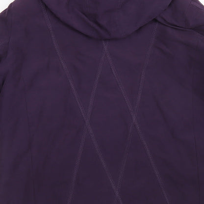 Womens UK Size M BM Purple Overcoat