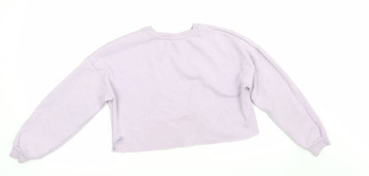 New Look Girls Purple   Pullover Sweatshirt Size 12 Years  - Bronx