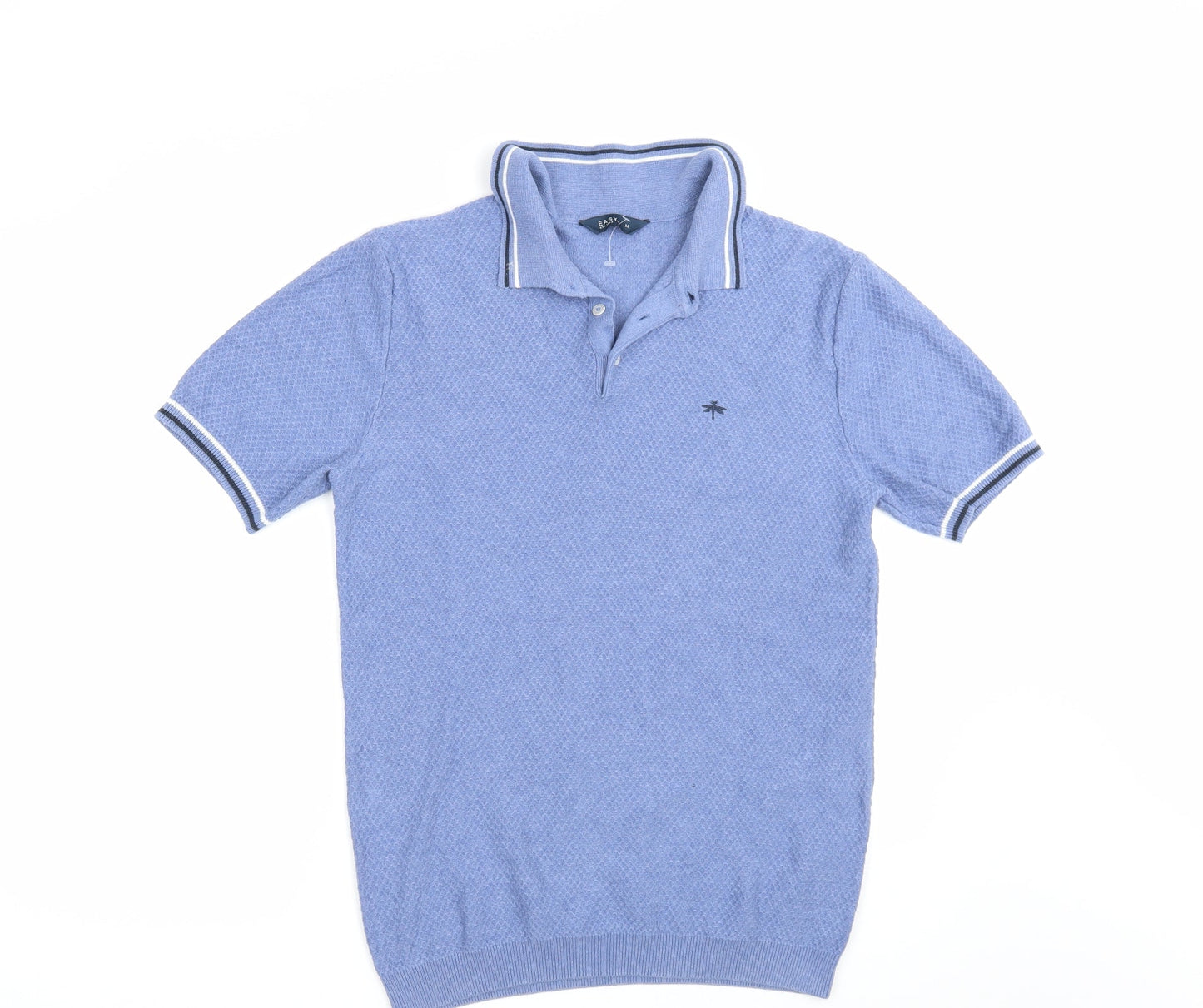 Easy Mens Blue    Polo Size M