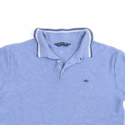 Easy Mens Blue    Polo Size M
