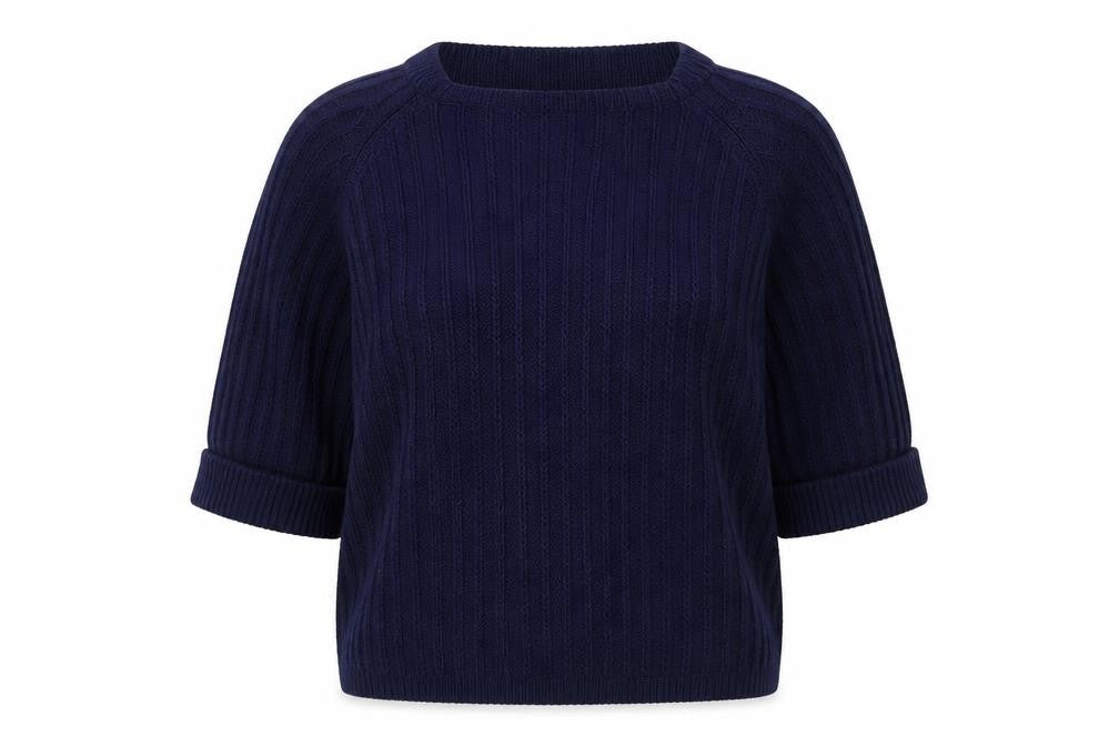 Bassini Womens Blue   Pullover Jumper Size L