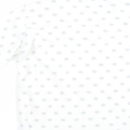 Primark Girls White Polka Dot  Top Pyjama Top Size 12 Years  - Penguin