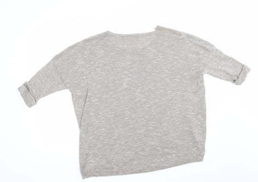 TU Womens Beige   Pullover Jumper Size L