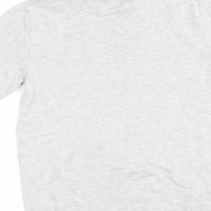 Womens UK Size 6 Dorothy Perkins Grey Basic T-Shirt