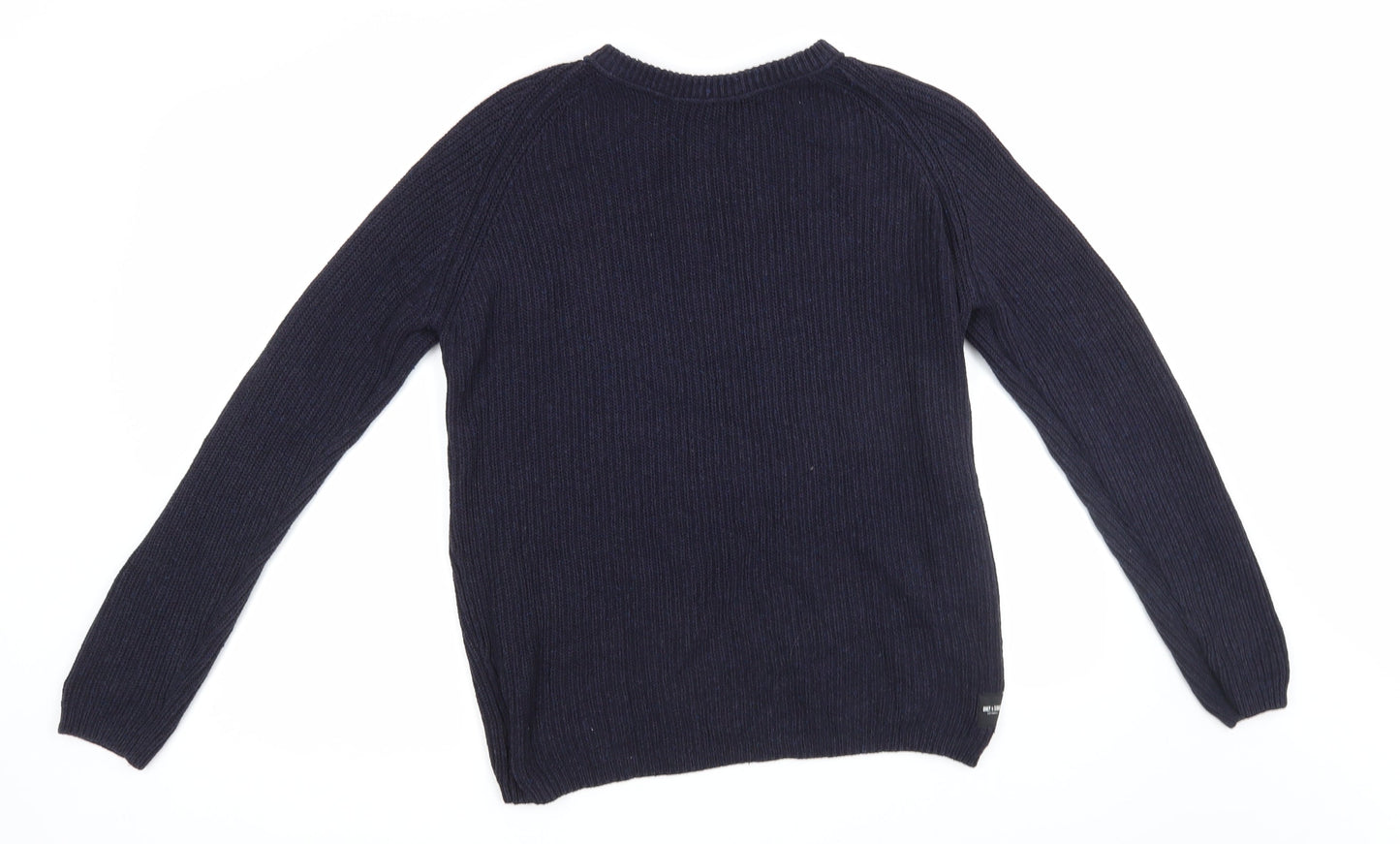 ONLY & SONS Mens Blue   Pullover Jumper Size M
