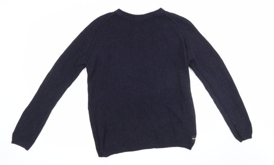 ONLY & SONS Mens Blue   Pullover Jumper Size M