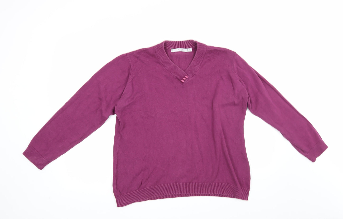 EWM Womens Purple   Pullover Jumper Size L