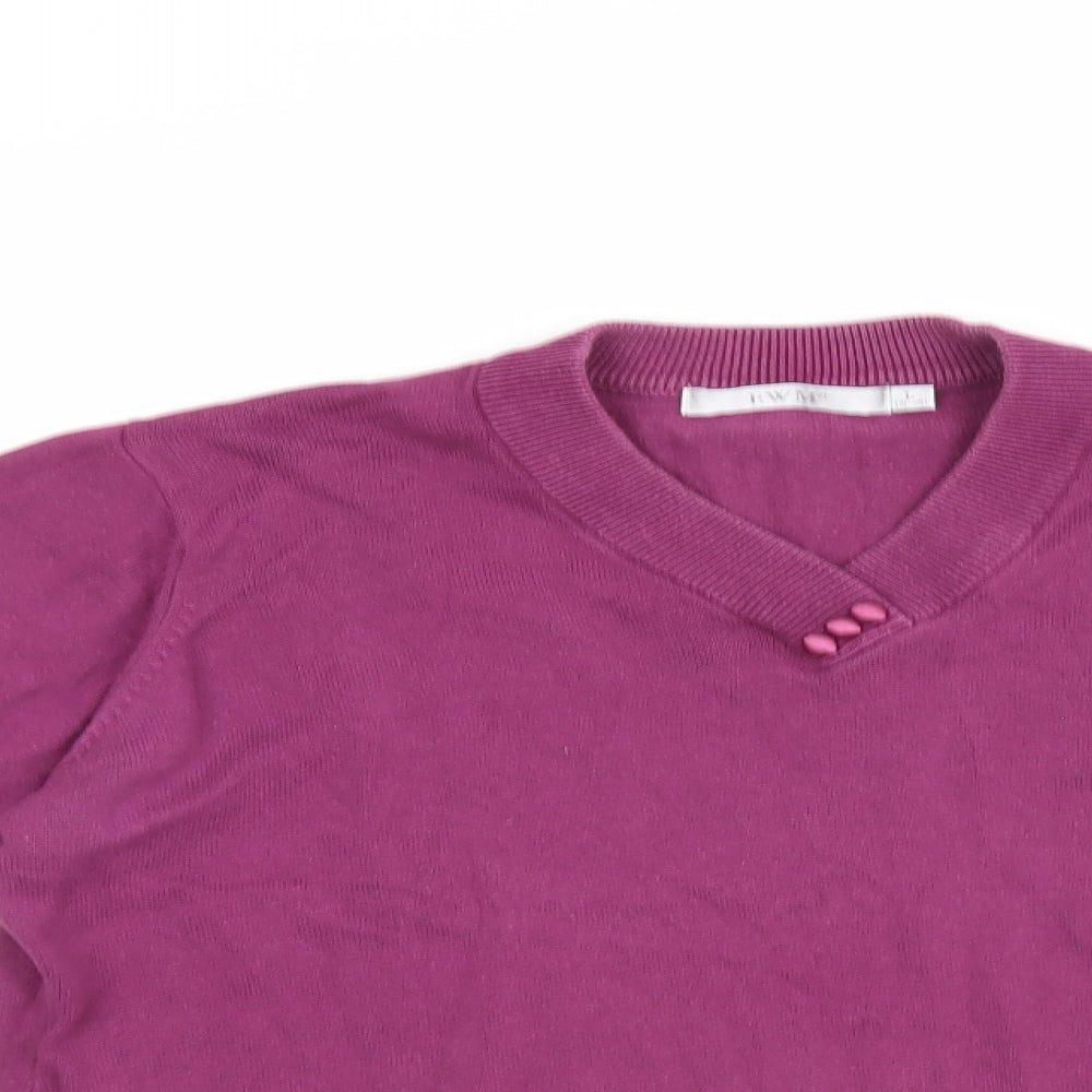 EWM Womens Purple   Pullover Jumper Size L