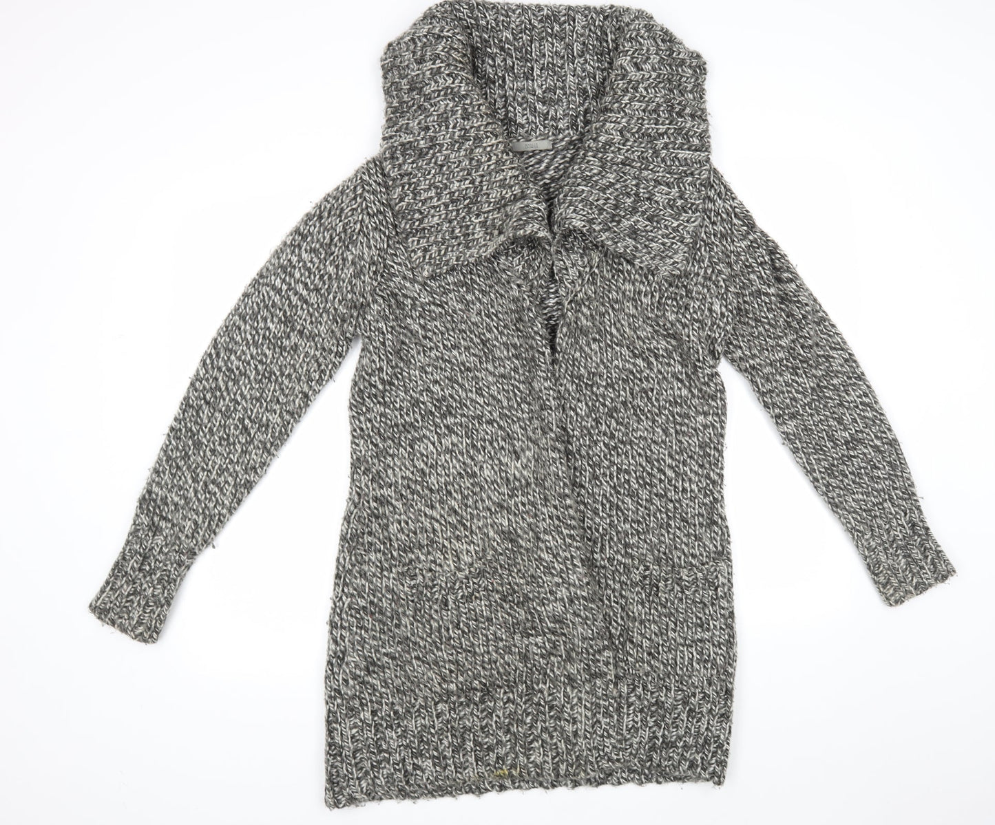 Womens UK Size 12 M&S Grey Cape Jumper