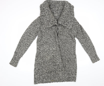 Womens UK Size 12 M&S Grey Cape Jumper