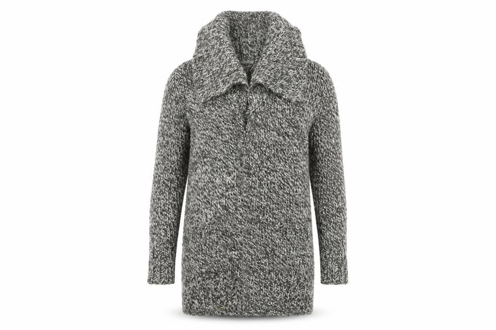Womens UK Size 12 M&S Grey Cape Jumper