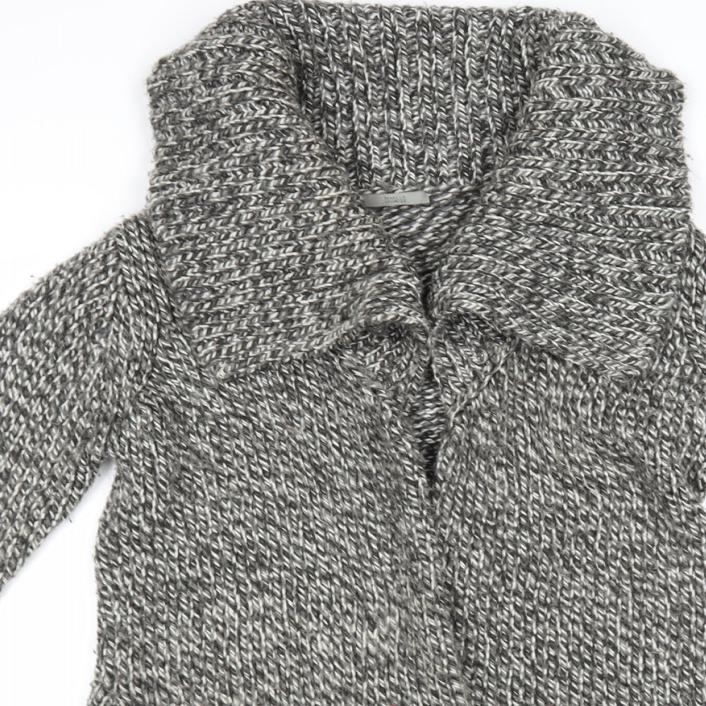 Womens UK Size 12 M&S Grey Cape Jumper