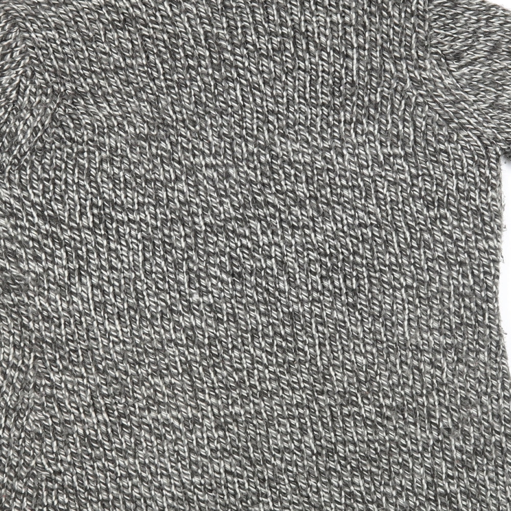 Womens UK Size 12 M&S Grey Cape Jumper