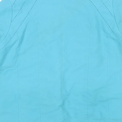 Klass Womens Blue   Overcoat Blazer Size M