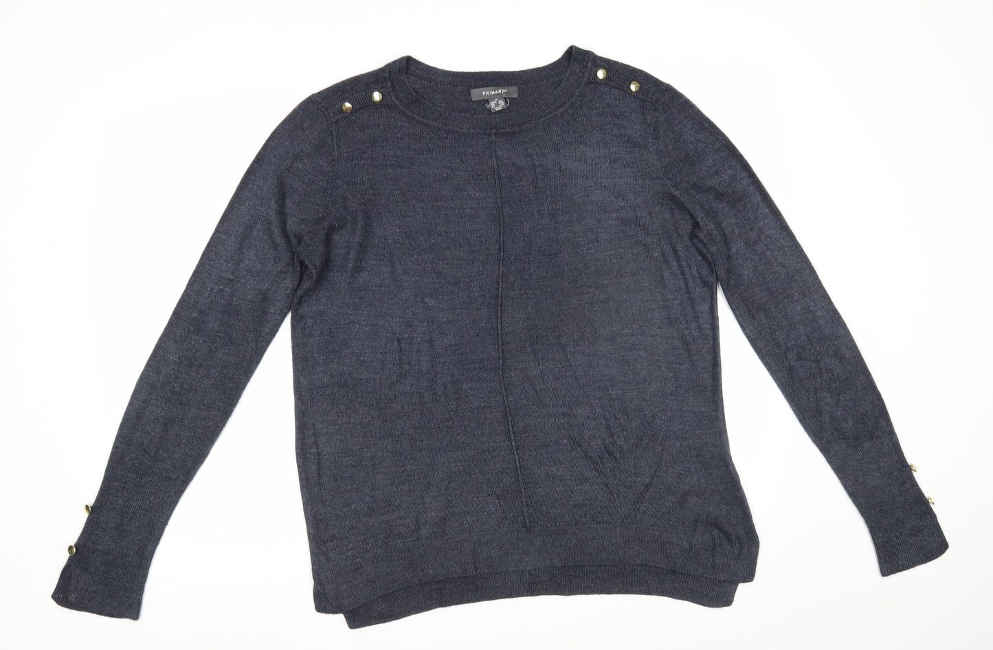 Primark Womens Grey   Pullover Jumper Size S