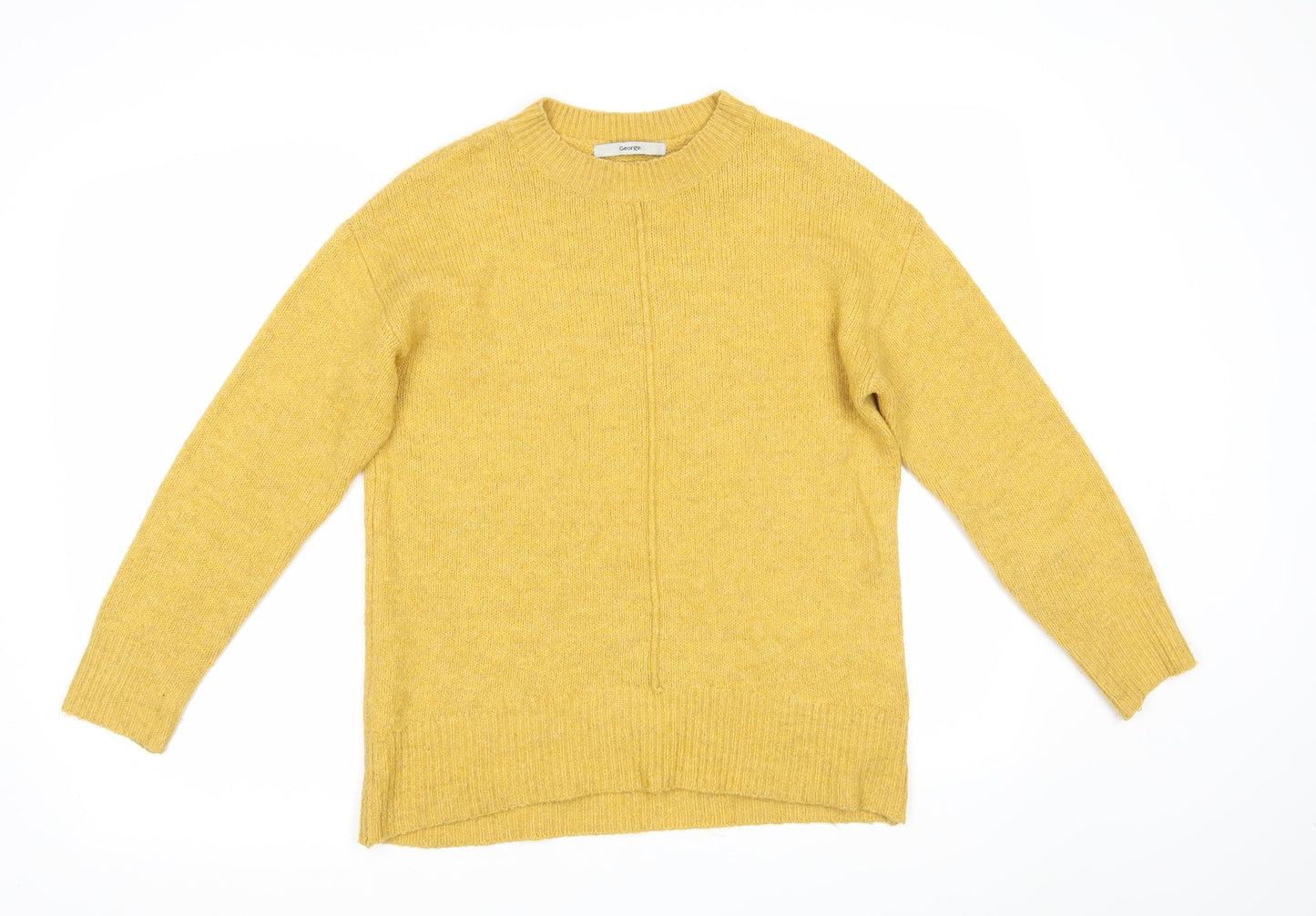 George Womens Yellow   Pullover Jumper Size S