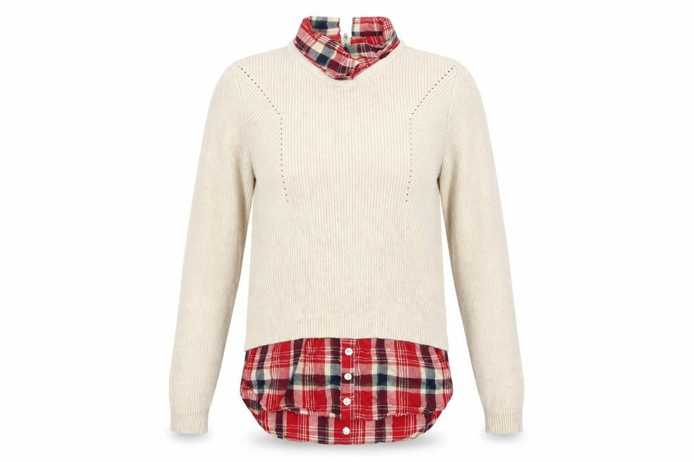 Womens UK Size S Primark Beige Pullover Jumper