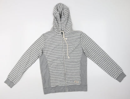 Roots Womens Multicoloured Striped  Full Zip Hoodie