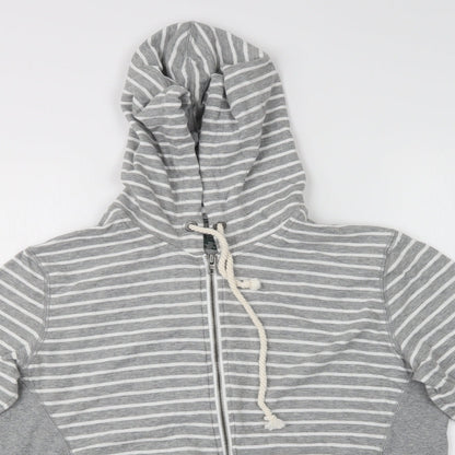 Roots Womens Multicoloured Striped  Full Zip Hoodie