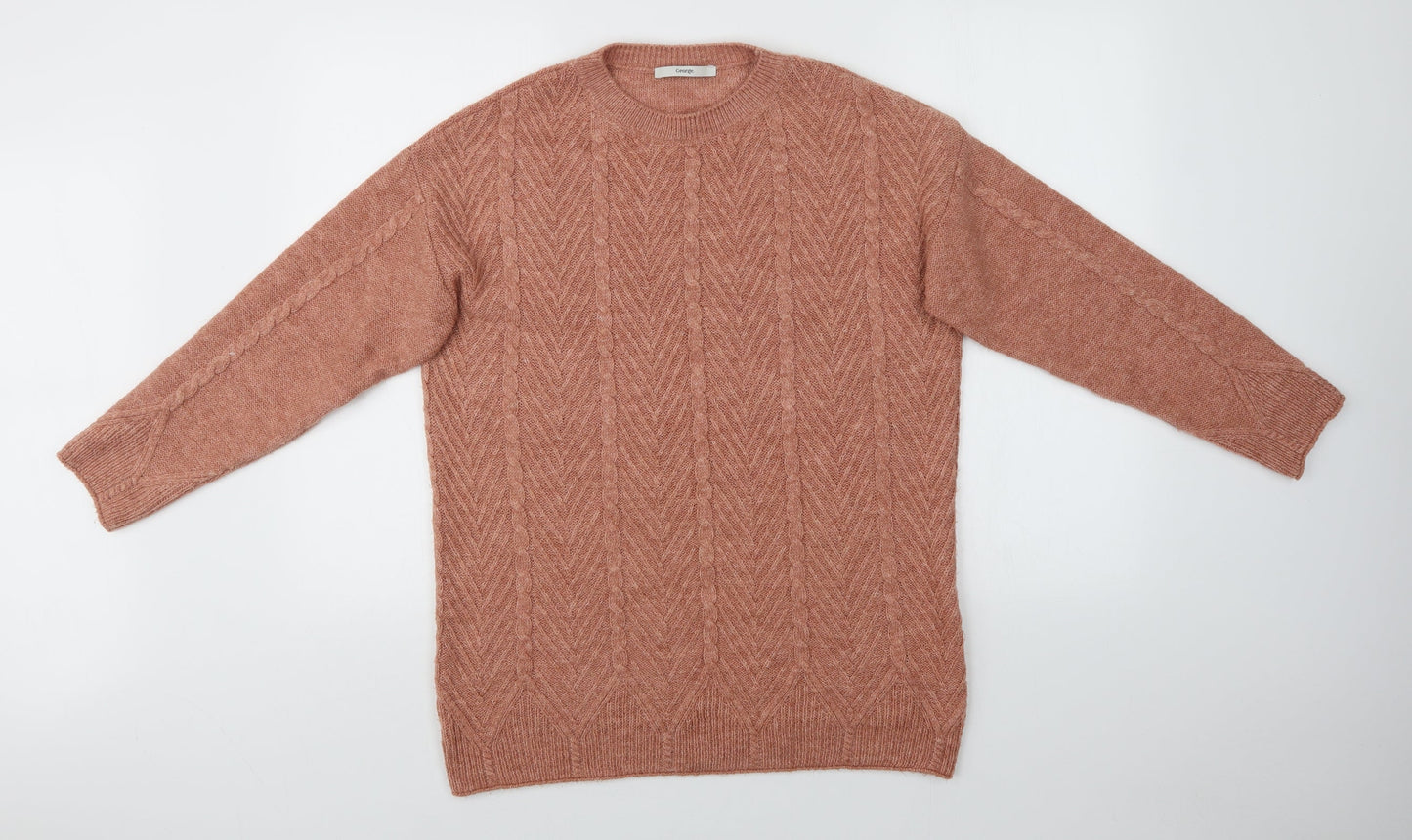 George Womens Orange   Pullover Jumper Size S