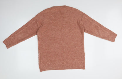 George Womens Orange   Pullover Jumper Size S