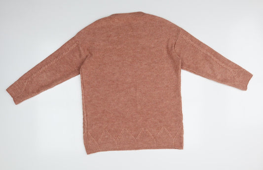 George Womens Orange   Pullover Jumper Size S