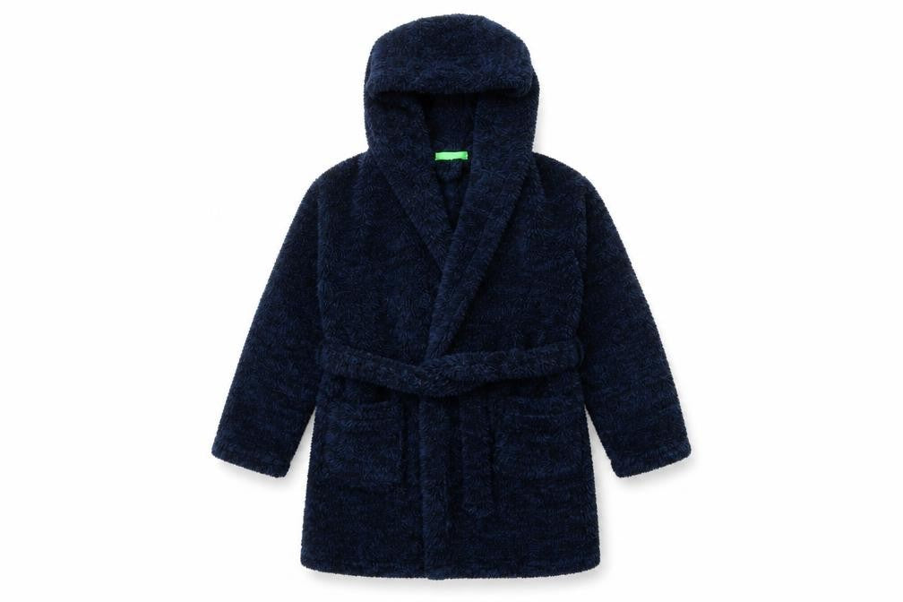 Matalan Boys Blue Solid   Robe Size 8 Years