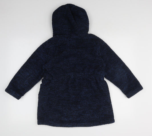 Matalan Boys Blue Solid   Robe Size 8 Years