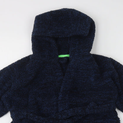 Matalan Boys Blue Solid   Robe Size 8 Years