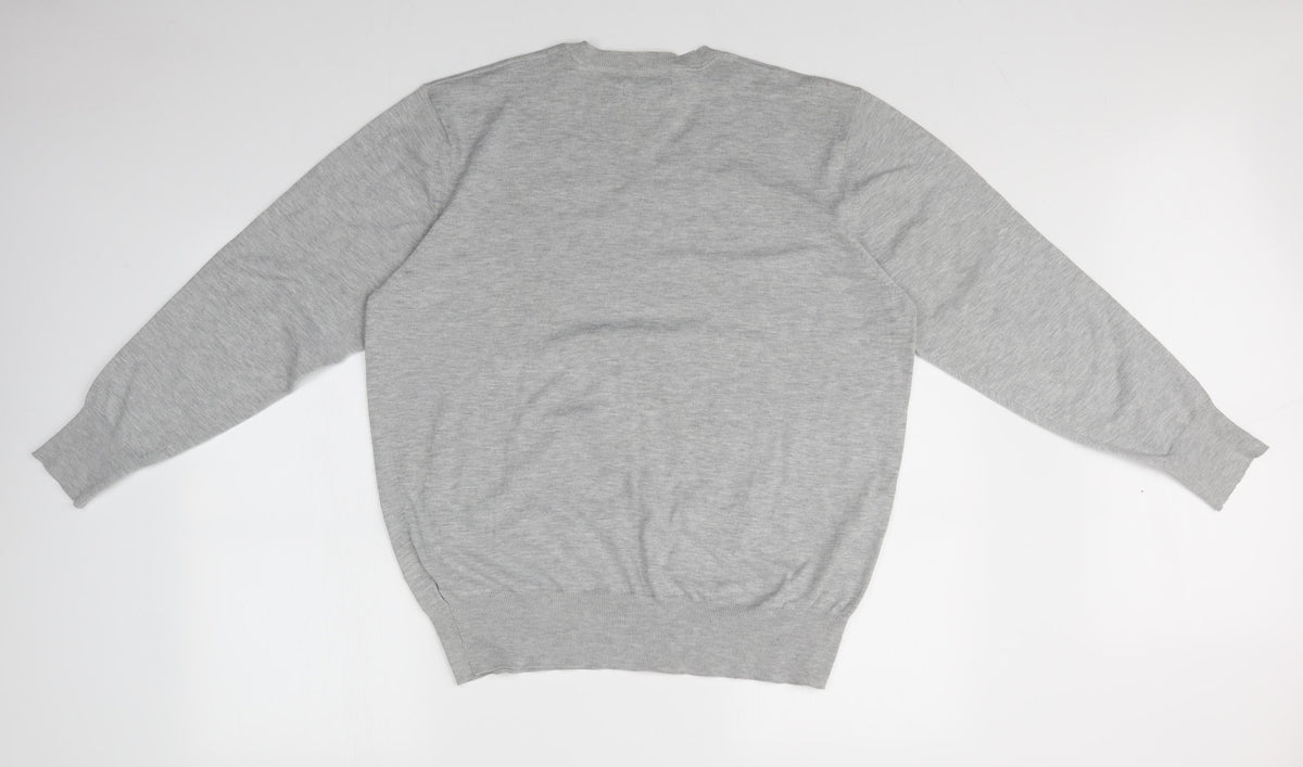 24:7 Mens Grey   Pullover Sweatshirt Size XL