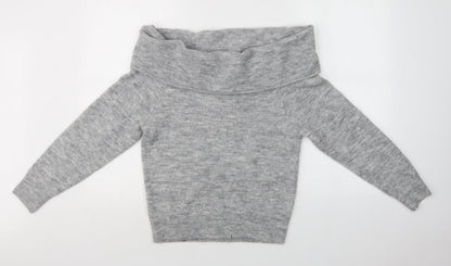 Womens UK Size XS H&M Grey Pullover Jumper