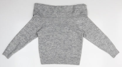 Womens UK Size XS H&M Grey Pullover Jumper