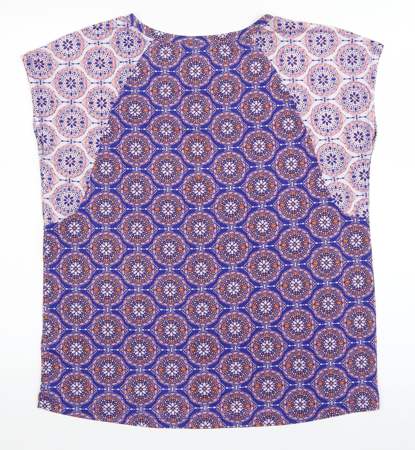 Womens UK Size 14 M&S Blue Basic T-Shirt